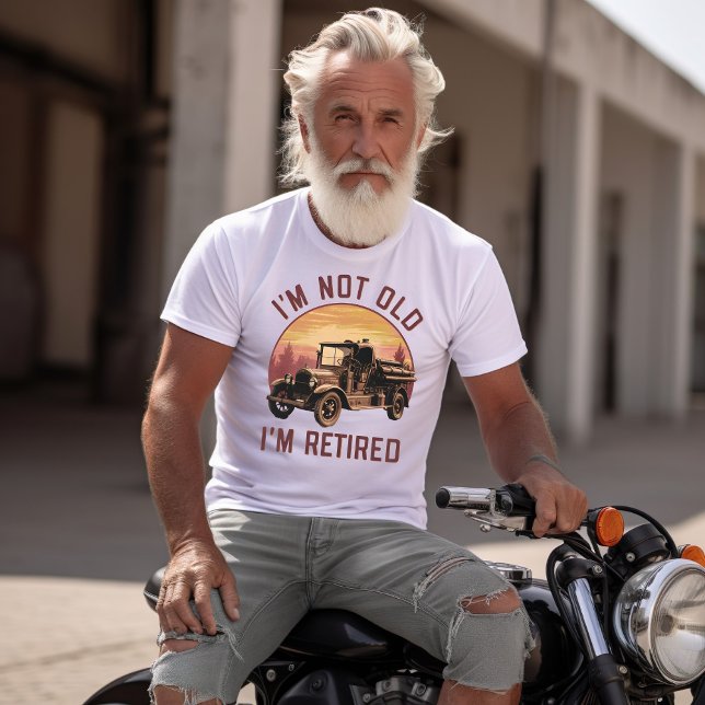T-shirt Sagesse vintage sur roues (Créateur téléchargé)