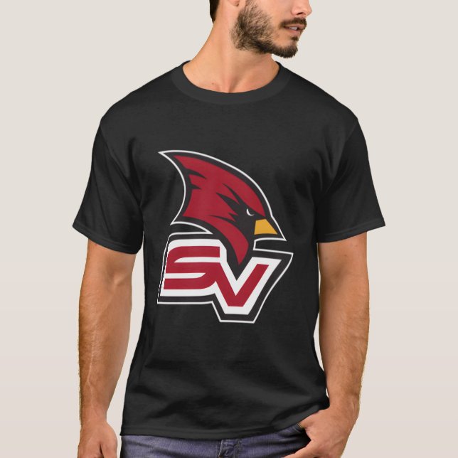 T-shirt Saginaw Valley State Cardinals Icon gauche de la p (Devant)