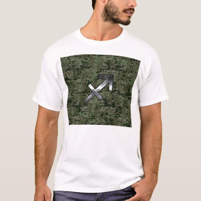 T-shirt Sagittaire d'argent Connexion Camion numérique Woo (Devant)