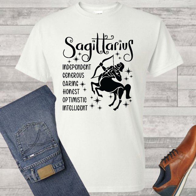 T-shirt Sagittaire Symbole Zodiaque Horoscope Traits T-shi (Créateur téléchargé)