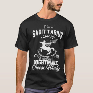T-shirt Sagittarius Astrologie SIGNE Zodiaque Horoscope Dr