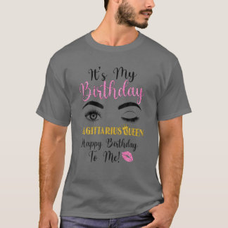 T-shirt Sagittarius Queen Son Anniversaire Zodiac Annivers