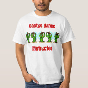 T-shirt saguaros de danse de cactus avec la chemise de