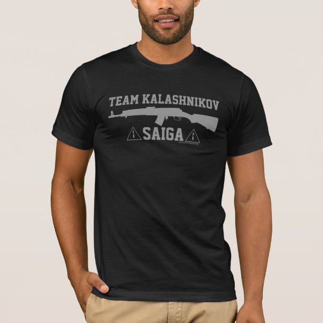 T-shirt Saiga - chemise de l'équipe AK (Devant)