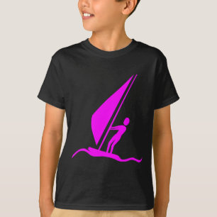 T-shirt Sailboarding - Magenta