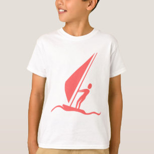 T-shirt Sailboarding - Tropical Rose