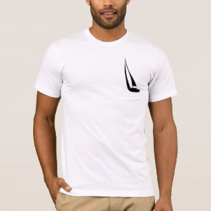 T-shirt Sailboat Mens American Apparence Long Sleeve