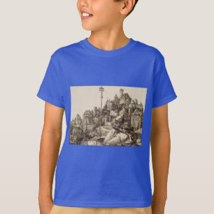 T-shirt Saint Antoine lisant par Albrecht Dürer