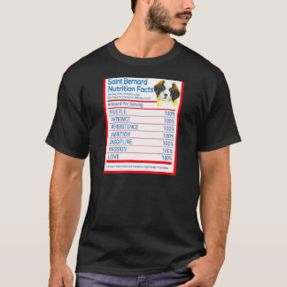 T-shirt Saint Bernard Chien Propriétaire de la race Funny 