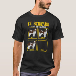 T-shirt Saint Bernard St Bernard Guide d'entraînement de c