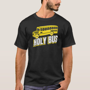 T-shirt Saint-Bus Pour Un Hobbyiste De Bus Scolaire