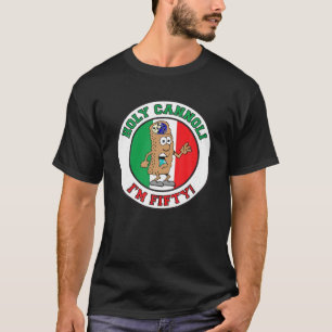 T-shirt Saint Cannoli I m Cinquante Drapeau Italien Couleu