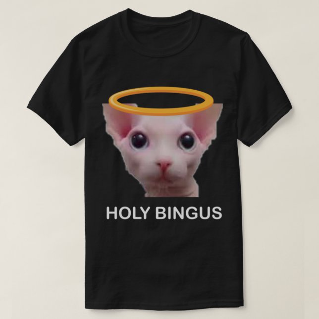 T-shirt saint chat bingus (Design devant)