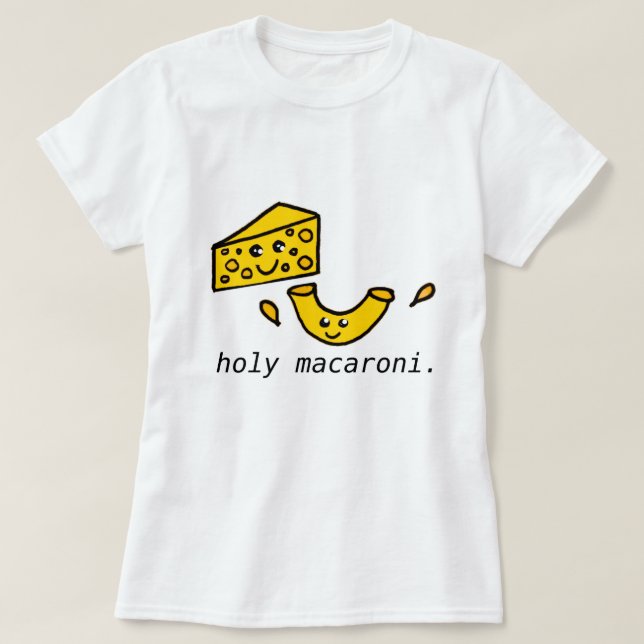 T-shirt saint de macaronis (Design devant)
