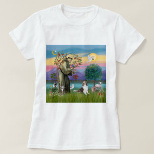T-shirt Saint François avec des animaux - personnalisable