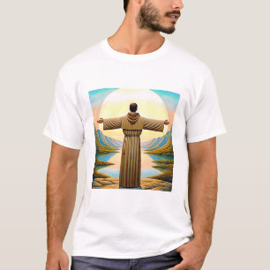 T-shirt Saint François d'Assise en tant que Tau franciscai