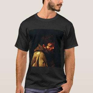 T-shirt Saint François d'Assise par Le Caravage Art baroqu