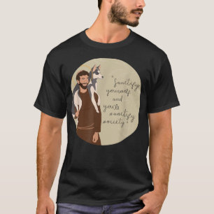 T-shirt Saint François d'Assise Patron Saint des Animaux C