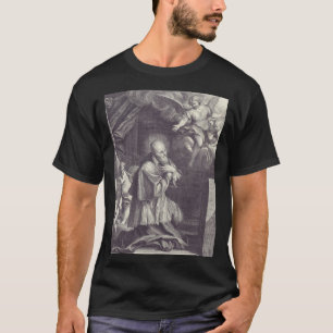 T-shirt Saint François de Sales Art en noir et blanc