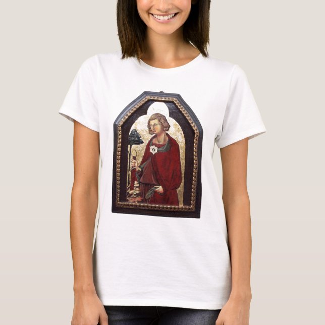 T-SHIRT SAINT GALGANO / LÉGENDE DE L'ÉPÉE DANS LE ROCHER (Devant)