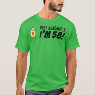 T-shirt Saint Guacamole Im 58 Cartoon Avocado Veggie Pun 5