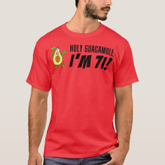 T-shirt Saint Guacamole Im 71 Cartoon Avocado Veggie Pun 7