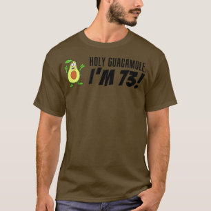 T-shirt Saint-Guacamole Je suis 73 Cartoon Avocado Veggie 