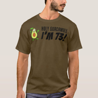 T-shirt Saint-Guacamole Je suis 73 Cartoon Avocado Veggie 