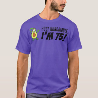 T-shirt Saint-Guacamole Je suis 75 Dessin Avocado Veggie P