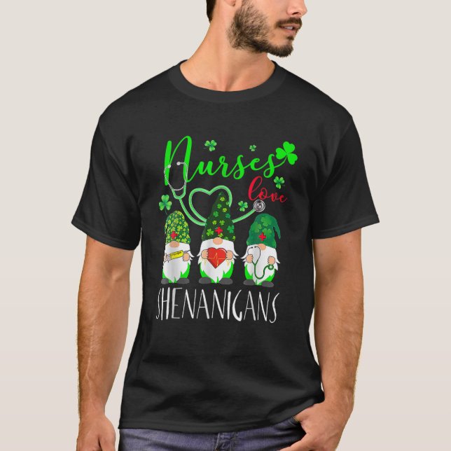 T-shirt Saint Hattrick St Patrick's Day Hockey Casquette T (Devant)