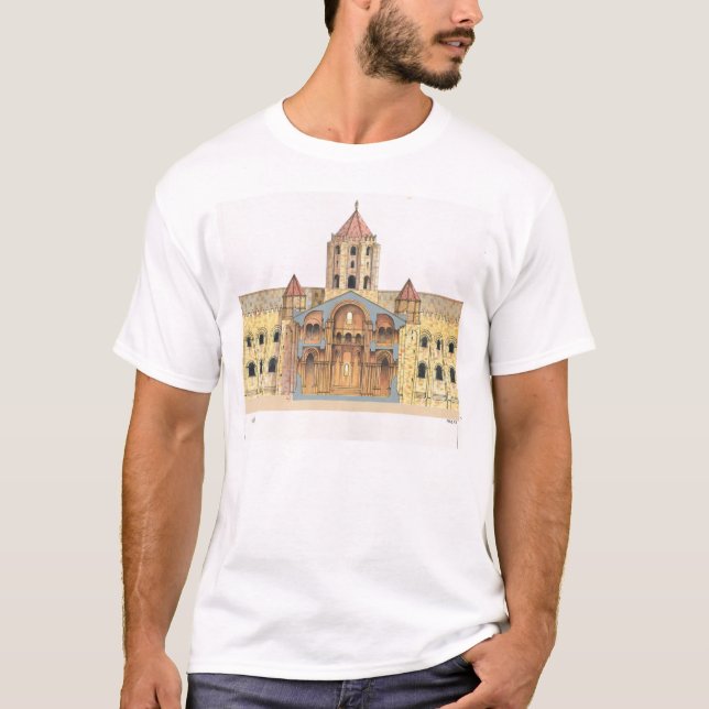 T-shirt Saint-Jacques-de-Compostelle roman (Devant)