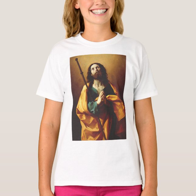 T-shirt Saint Jacques le Grand par Guido Reni (Devant)