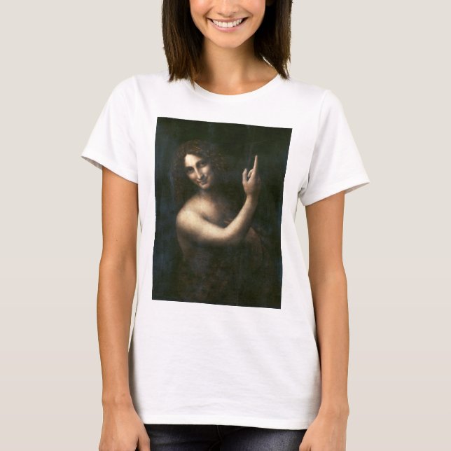 T-shirt Saint Jean Baptiste, Léonard de Vinci (Devant)