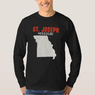 T-shirt Saint Joseph Missouri USA État Amérique Voyage Mis