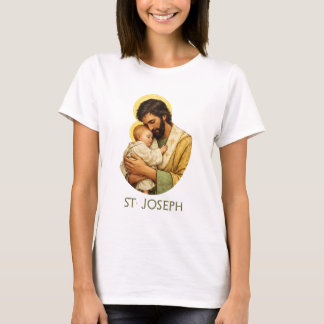 T-shirt Saint Joseph Saint Patron Catholique Foi Chrétienn