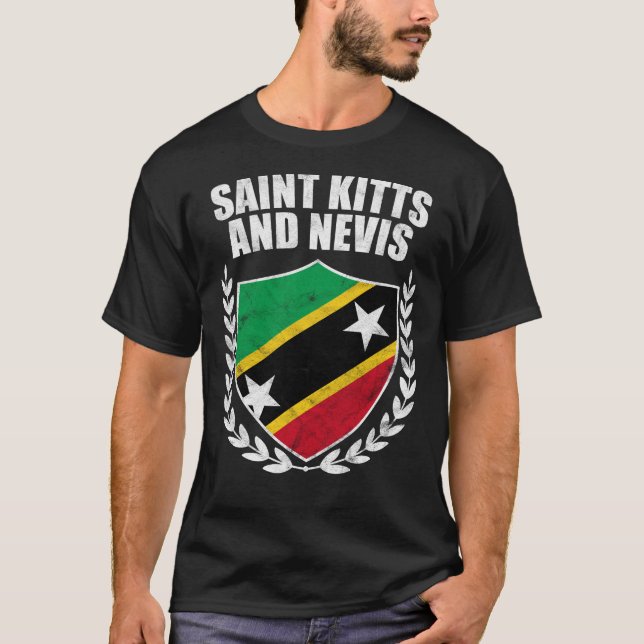 T-shirt Saint-Kitts-Et-Nevis (Devant)