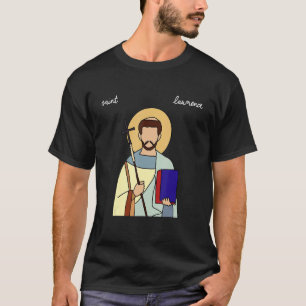 T-shirt Saint-Laurent Patron catholique Saint-de-Griller G