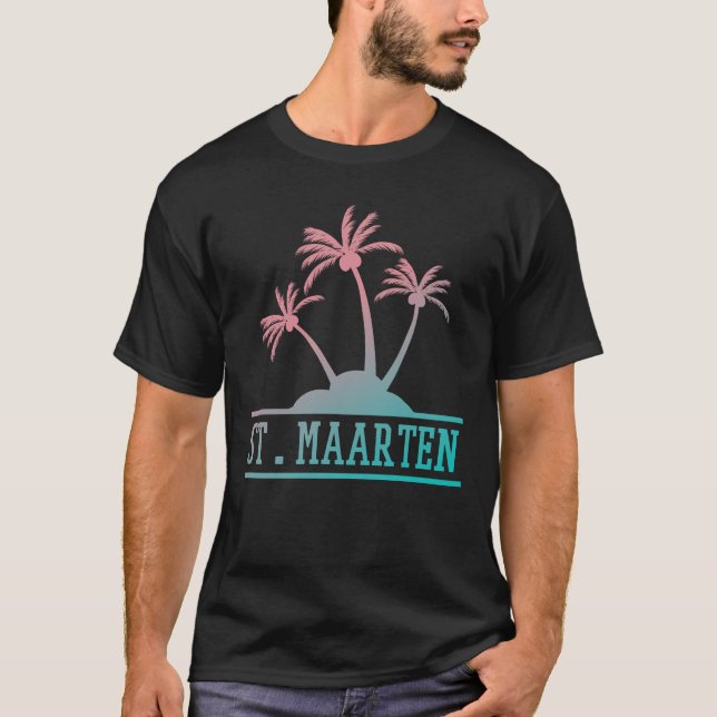 T-shirt Saint-Martin | Saint Martin Gradient (Devant)