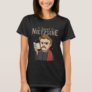 T-shirt Saint Nietzsche pour un étudiant en philosophie 1