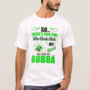 T-shirt Saint Patrick Day Qui Kinda M'A Volé Le Coeur M'Ap