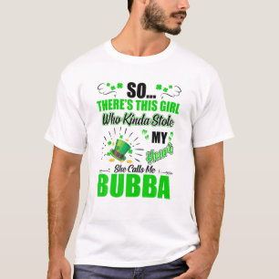 T-shirt Saint Patrick Day Qui Kinda M'A Volé Le Coeur M'Ap
