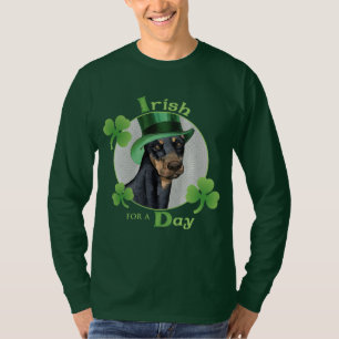 T-shirt Saint Patrick Doberman Pinscher