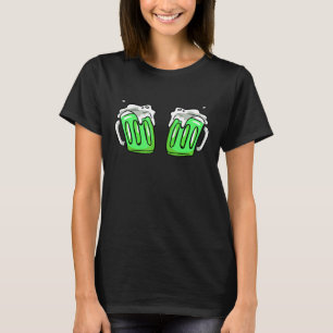 T-shirt Saint Patrick Jour S Bonne bière graphique Boire G