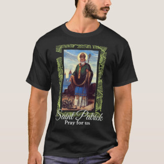 T-shirt Saint Patrick Priez pour nous Irlande Enfants Femm