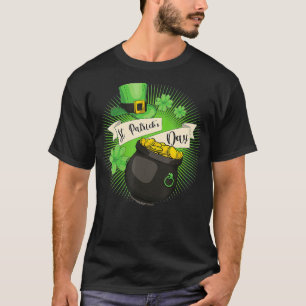 T-shirt Saint-Patricks Day Chapeau Clover Leaf Saint Patri