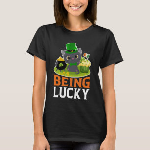 T-shirt Saint Patrick's Day Être chanceux