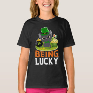 T-shirt Saint Patrick's Day Être chanceux