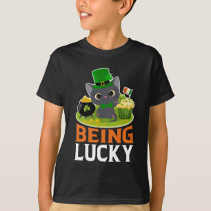 T-shirt Saint Patrick's Day Être chanceux