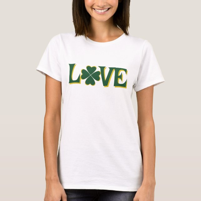 T-shirt Saint Patrick's Day Love (Devant)
