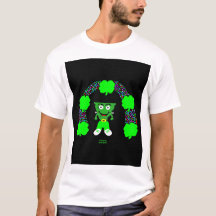 Saint Patrick's FrankenCheese Hommes White T Shirt